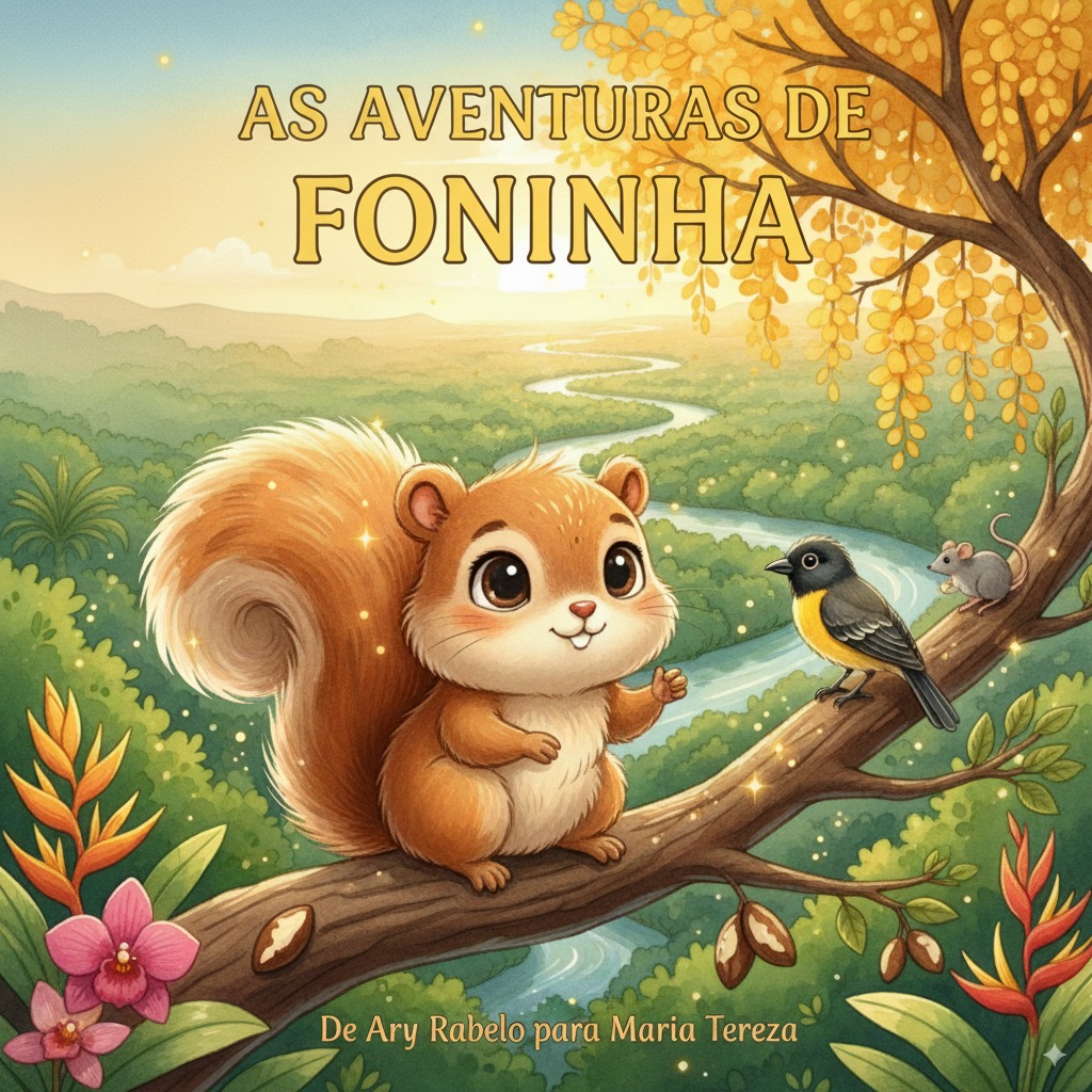 Capa do livro As Aventuras de Foninha